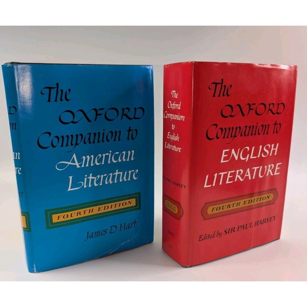 Oxford Companion to American & English Literature Books 4th Ed 1967 HC Set OUP